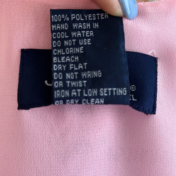 JORDAN Blue Label Pretty pink ruffle crop top Size Medium - Picture 4 of 4